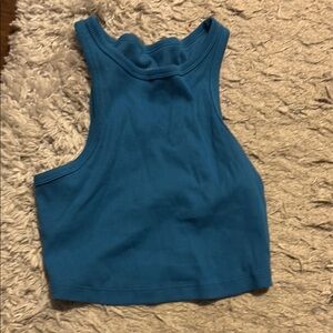 Blue Sleeveless Women's Top